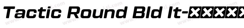 Tactic Round Bld It字体转换